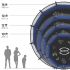 Батут каркасный с защитной сеткой и лестницей MZONE LUX 10 FT (305 см)
