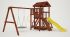 Детская игровая площадка Савушка Мастер 2 с качелями 1 метр (Махагон)
